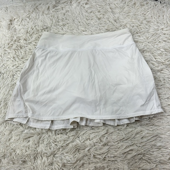 Lululemon Pace Setter Skirt White - Picture 1 of 6